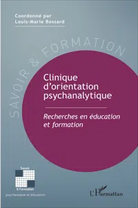 Clinique d'orientation psychanalytique_cover