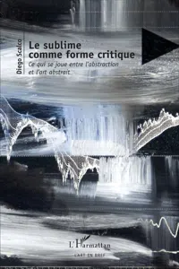 Le sublime comme forme critique_cover