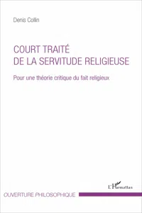 Court traité de la servitude religieuse_cover