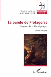 La parole de Protagoras_cover