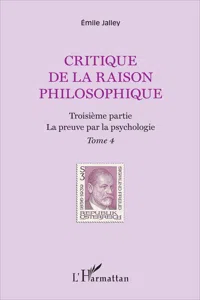 Critique de la raison philosophique_cover