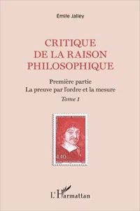 Critique de la raison philosophique_cover