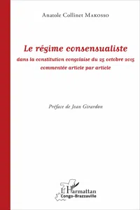 Le régime consensualiste dans la constitution congolaise du 25 octobre 2015_cover