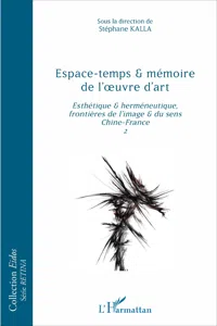 Espace-temps et mémoire de l'oeuvre d'art_cover