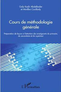 Cours de méthodologie générale_cover