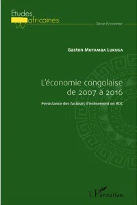 L'économie congolaise de 2007 à 2016_cover