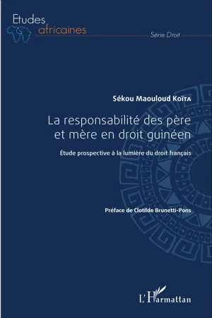 La responsabilité des père et mère en droit guinéen