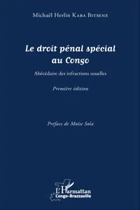 Le droit pénal spécial au Congo_cover