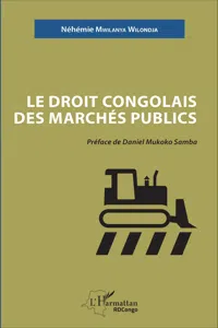 Le droit congolais des marchés publics_cover