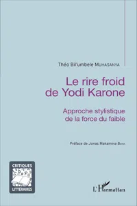 Le rire froid de Yodi Karone_cover