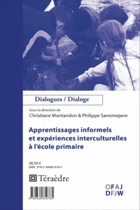 Apprentissages informels et expériences interculturelles à l'école primaire_cover