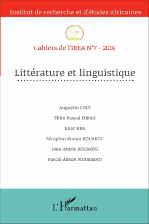 Littérature et linguistique