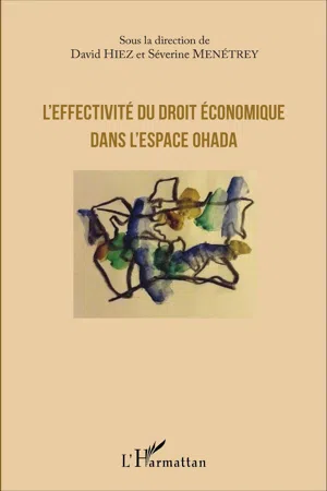 L'effectivité du droit économique dans l'espace OHADA