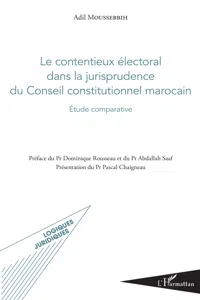 Le contentieux électoral dans la jurisprudence du Conseil constitutionnel marocain_cover