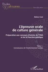 L'épreuve orale de culture générale Tome 1_cover