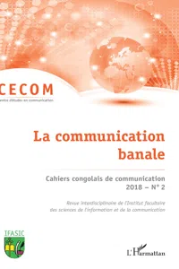 Cahiers congolais de communication 2018 N° 2_cover