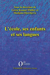 L'école, ses enfants et ses langues_cover