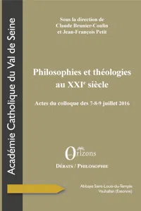 Philosophies et théologies au XXIe siècle_cover