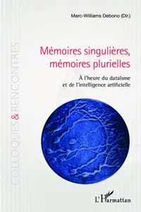 Mémoires singulières, mémoires plurielles_cover