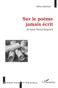 Sur le poème jamais écrit_cover