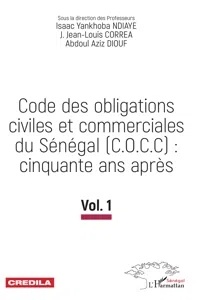 Code des obligations civiles et commerciales du Sénégal: cinquante ans après_cover