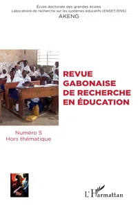 Revue gabonaise de recherche en éducation N° 5_cover