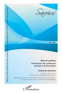 L'évaluation des politiques paritaires de formation_cover