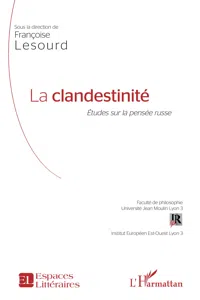 La clandestinité_cover