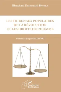 Les tribunaux populaires de la révolution et les droits de l'homme_cover