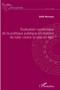 Évaluation systémique de la politique publique en matière de lutte contre le sida en RDC_cover