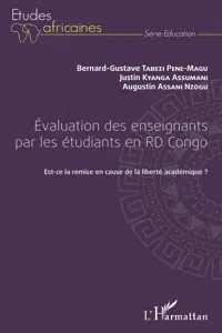 Evaluation des enseignants par les étudiants en RD Congo_cover