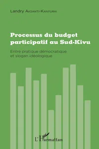 Processus du budget participatif au Sud-Kivu_cover