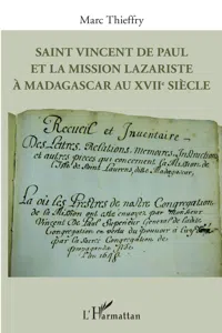 Saint Vincent de Paul et la mission lazariste à Madagascar au XVIIe siècle_cover