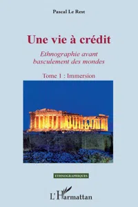 Une vie à crédit. Tome 1 : Immersion_cover