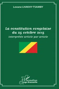 La constitution congolaise du 25 octobre 2015_cover