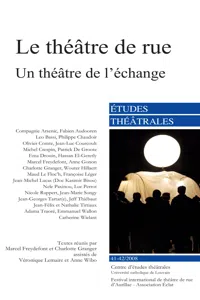 Le théâtre de rue_cover