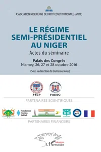 Le régime semi-présidentiel au Niger_cover