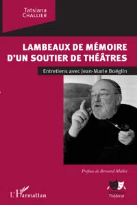 Lambeaux de mémoire d'un soutier de théâtres_cover