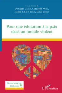 Pour une éducation à la paix dans un monde violent_cover