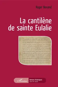 La cantilène de sainte Eulalie_cover