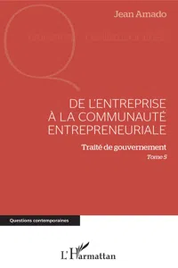 De l'entreprise à la communauté entrepreneuriale_cover