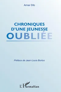 Chroniques d'une jeunesse oubliée_cover