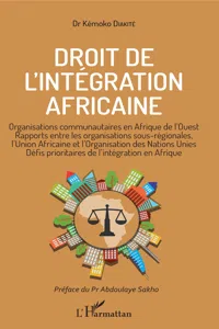 Droit de l'intégration africaine_cover