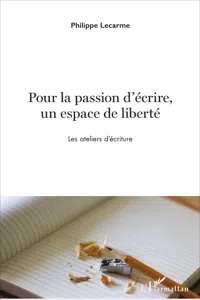 Pour la passion d'écrire, un espace de liberté_cover