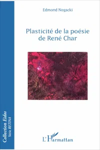 Plasticité de la poésie de René Char_cover