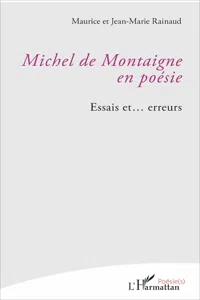 Michel de Montaigne en poésie_cover