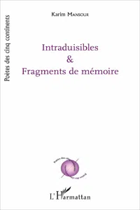 Intraduisibles et fragments de mémoire_cover