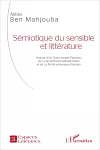 Sémiotique du sensible et littérature_cover