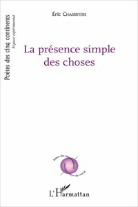 La présence simple des choses_cover