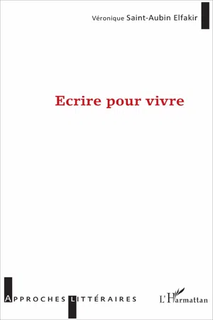 Écrire pour vivre